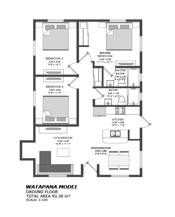 Explore the Watapana 93.3 m2 Home Cas Bon Aruba